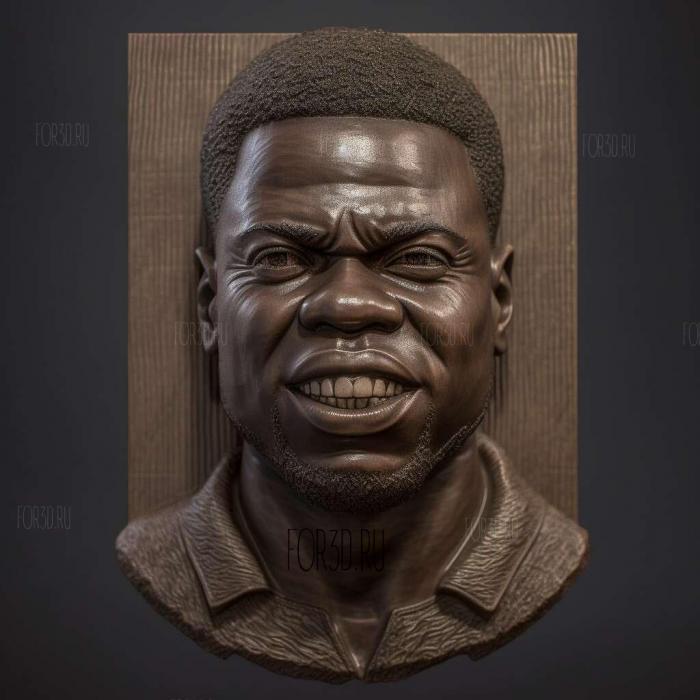 Kevin Hart 3 stl model for CNC